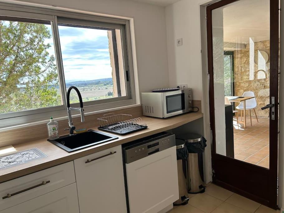 Apartamento Grand T2 Bis Avec Terrasse Et Vue Portel-des-Corbieres Exterior foto